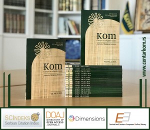 Kom. SCIndex. DOAJ. Dimensions. CEEOL